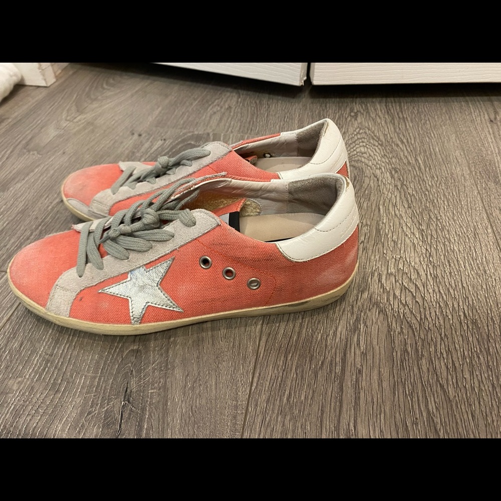 Pink golden goose sneakers, good condition